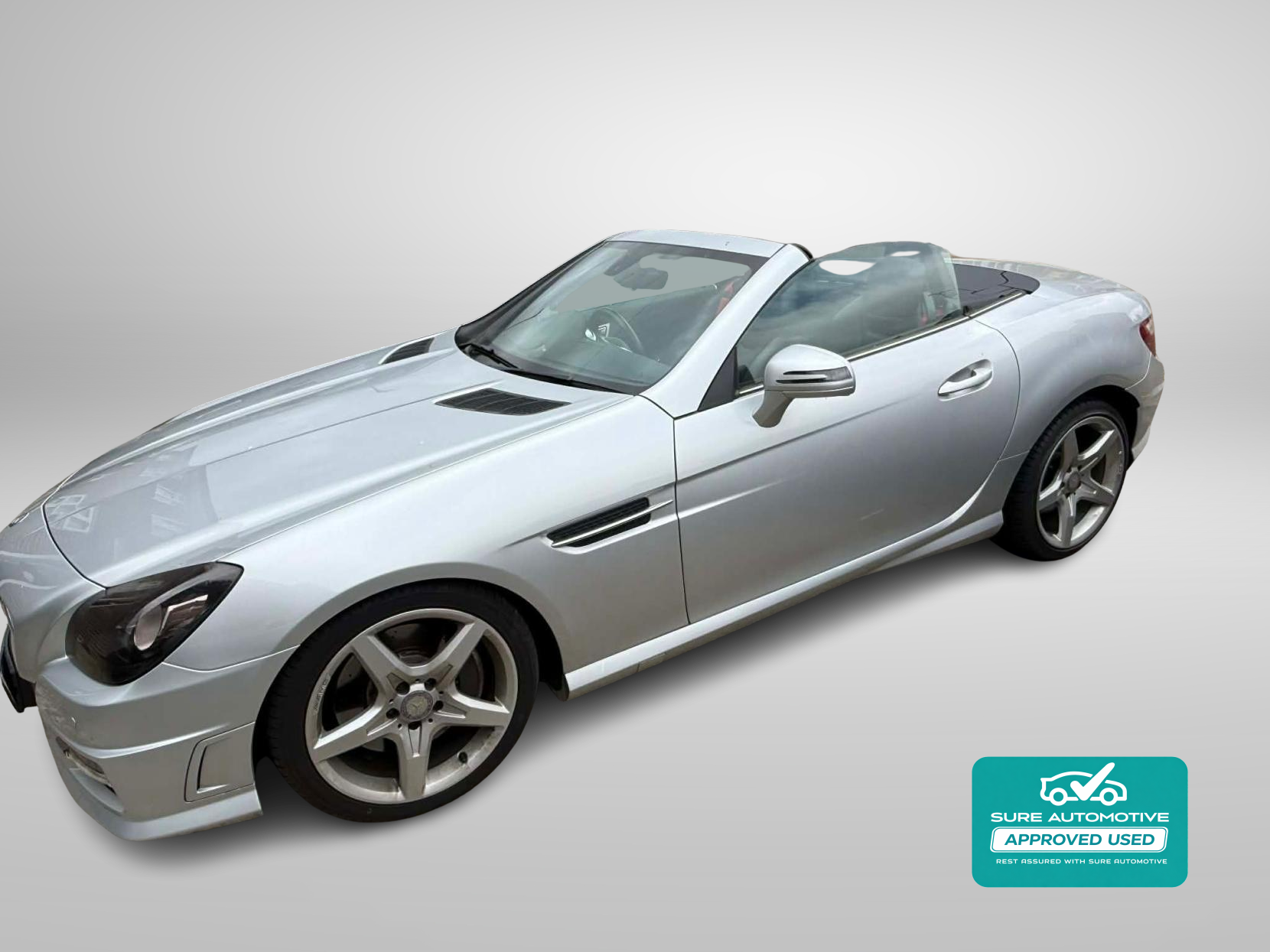 Mercedes-Benz SLK 1.8 SLK200 BlueEfficiency AMG Sport Convertible 2dr Petrol G-Tronic+ Euro 5 (s/s) (184 ps)