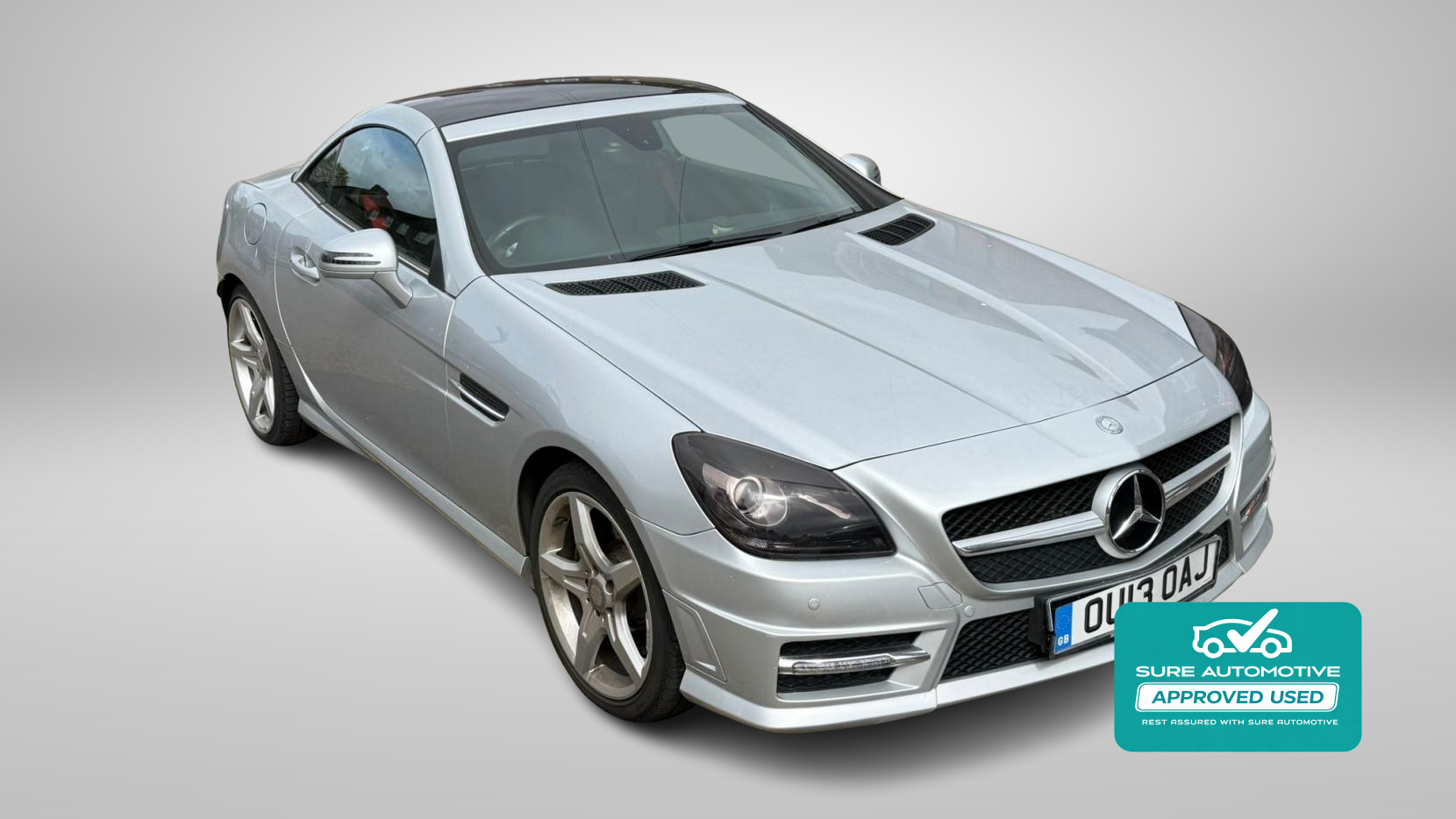 Mercedes-Benz SLK 1.8 SLK200 BlueEfficiency AMG Sport Convertible 2dr Petrol G-Tronic+ Euro 5 (s/s) (184 ps)