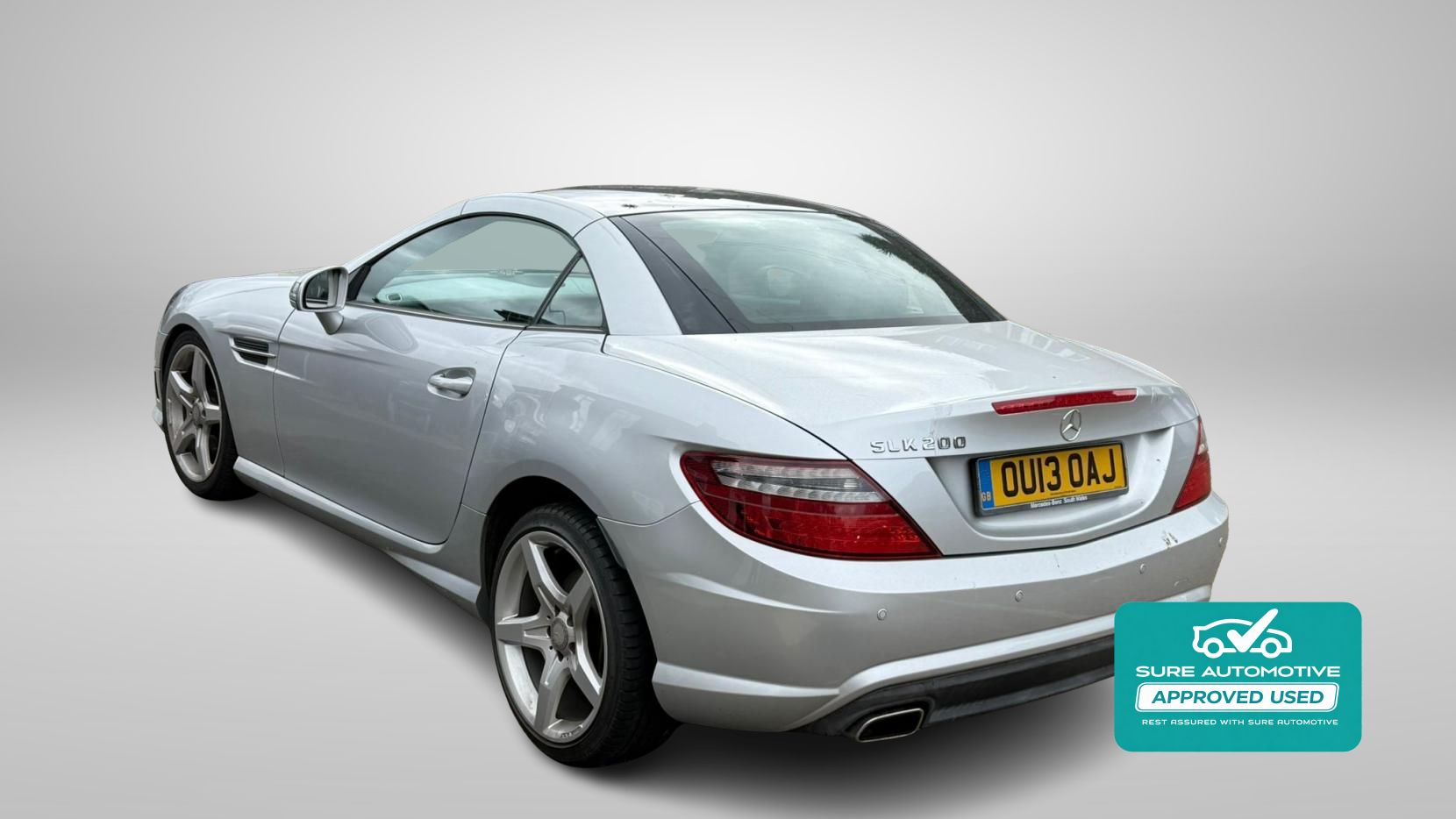 Mercedes-Benz SLK 1.8 SLK200 BlueEfficiency AMG Sport Convertible 2dr Petrol G-Tronic+ Euro 5 (s/s) (184 ps)
