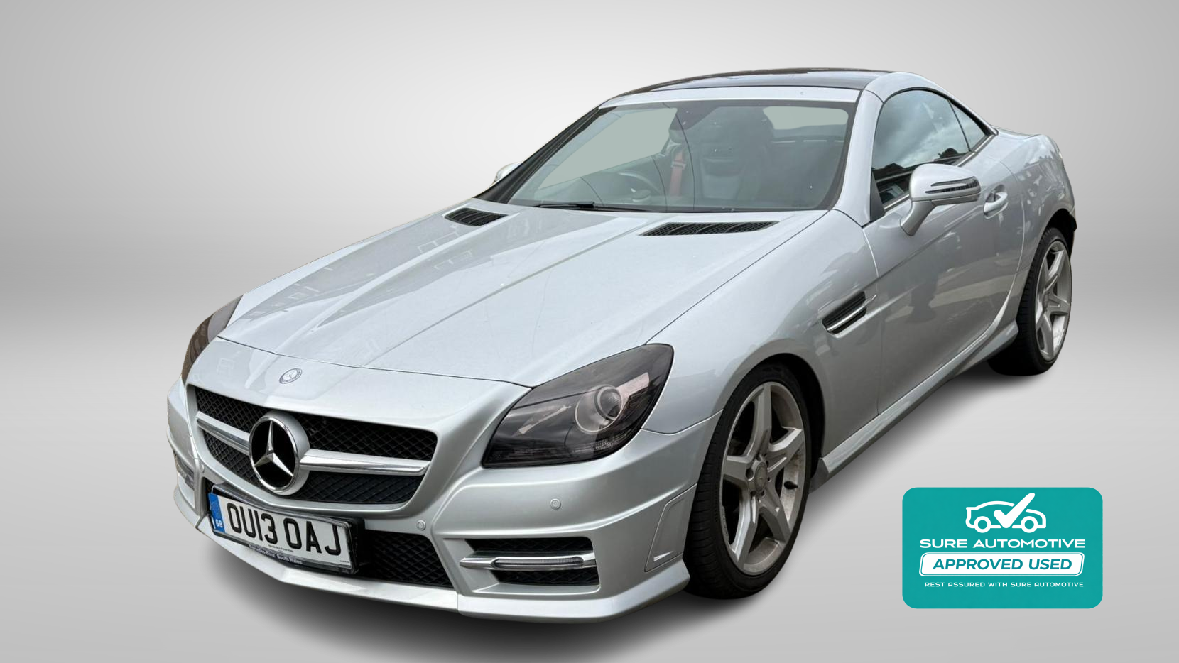 Mercedes-Benz SLK 1.8 SLK200 BlueEfficiency AMG Sport Convertible 2dr Petrol G-Tronic+ Euro 5 (s/s) (184 ps)